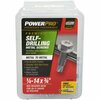 Hillman Self-Drilling Screw, 1/4"-14 x 3/4 in, Epoxy Coated Steel Hex Head Torx Drive 116131